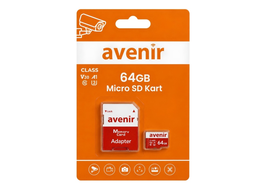 [41709] Avenir AV-SD64 64 GB SD KART