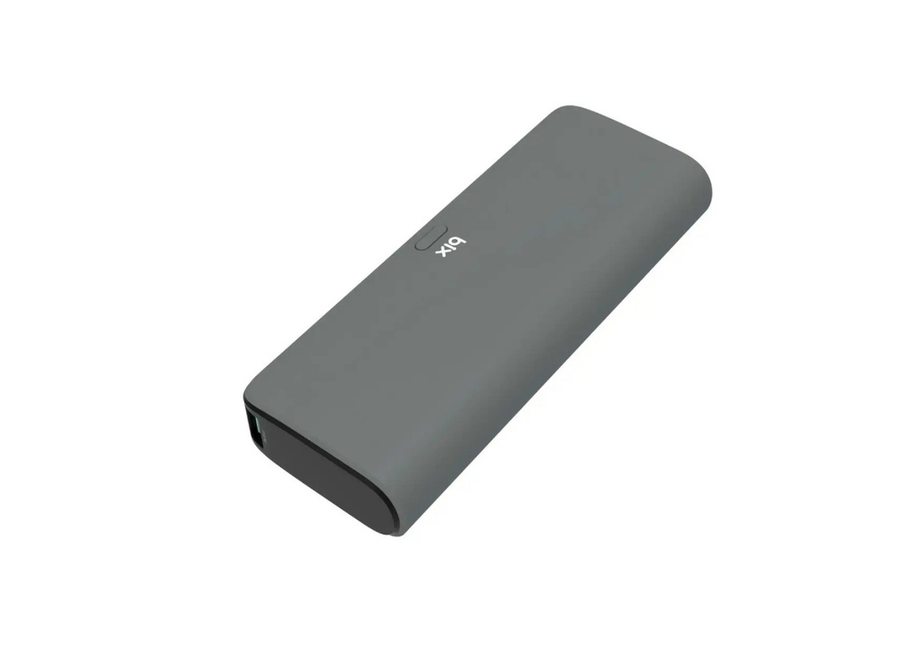[41633] Bix PB203 20000mAh SCP 22.5W USB-A ve Type-C PD 20W Çift Çıkışlı Dijital Ekranlı Portatif Powerbank Gri