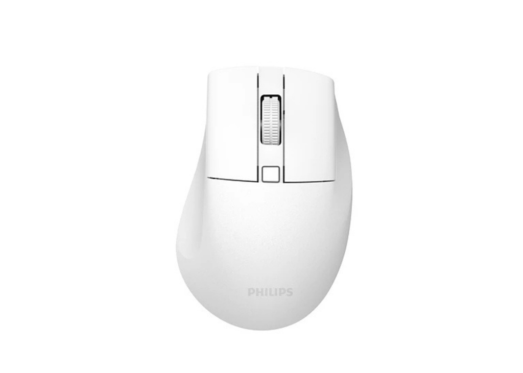 [40860] Philips SPK7528W Dual Mod 2.4 GHz + Bluetooth 1600DPI Ergonomik Sessiz Optik Mouse Beyaz