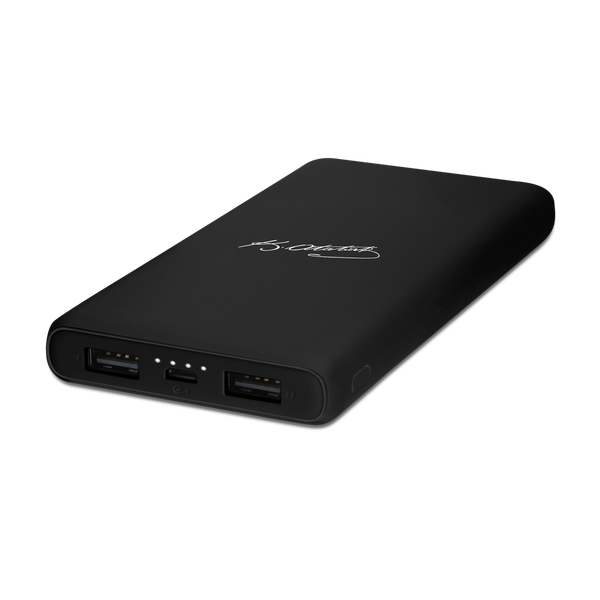 [2BB200KA] ttec 2BB200KA PowerSlim Kemal Atatürk İmza 10.000 mAh Taşınabilir Şarj Aleti / Powerbank Siyah