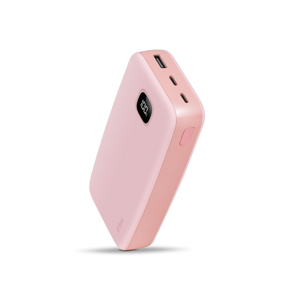 [2BB211TP] ttec 2BB211TP ChargeUp LCD 20.000mAh Taşınabilir Hızlı Şarj Aleti / Powerbank Toz Pembe