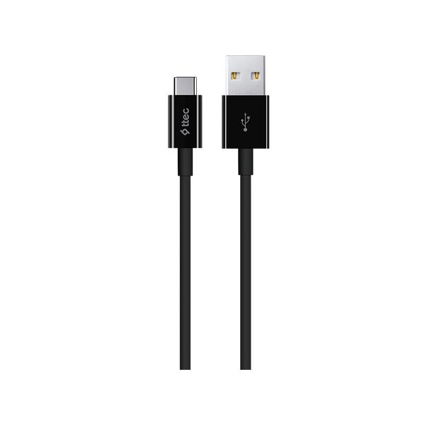 [2DK12S] ttec 2DK12S USB-A - USB-C Şarj Kablosu Siyah