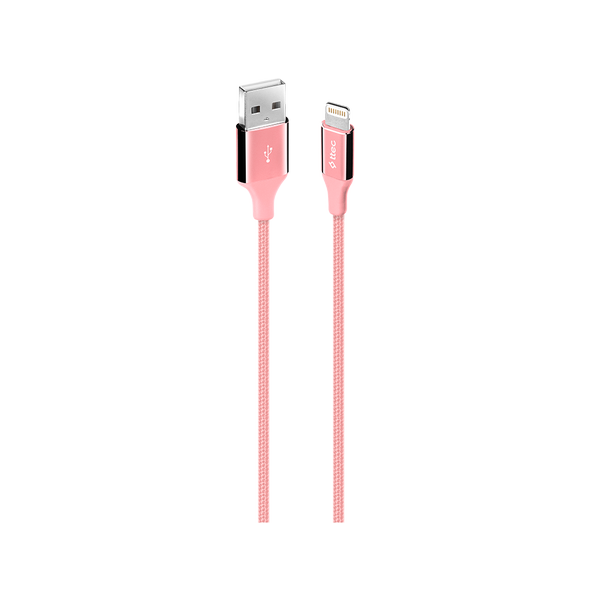 [2DK16RA] ttec 2DK16RA AlumiCable USB-A - Lightning Şarj Kablosu Roze Altın