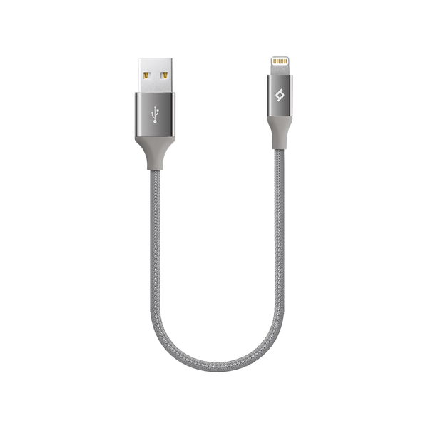 [2DK28UG] ttec 2DK28UG AlumiCable Mini 30cm USB-A - Lightning Şarj Kablosu Uzay Grisi
