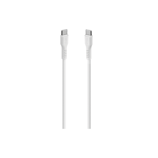 [2DK59B] ttec 2DK59B USB-C - USB-C 120cm 60W PD/QC Hızlı Şarj/Data Kablosu Beyaz