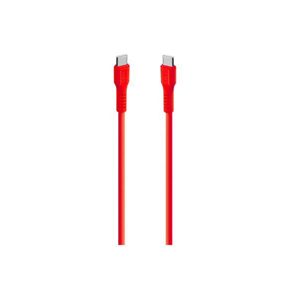 [2DK59NK] ttec 2DK59NK USB-C - USB-C 120cm 60W PD/QC Hızlı Şarj/Data Kablosu Neon Kırmızı