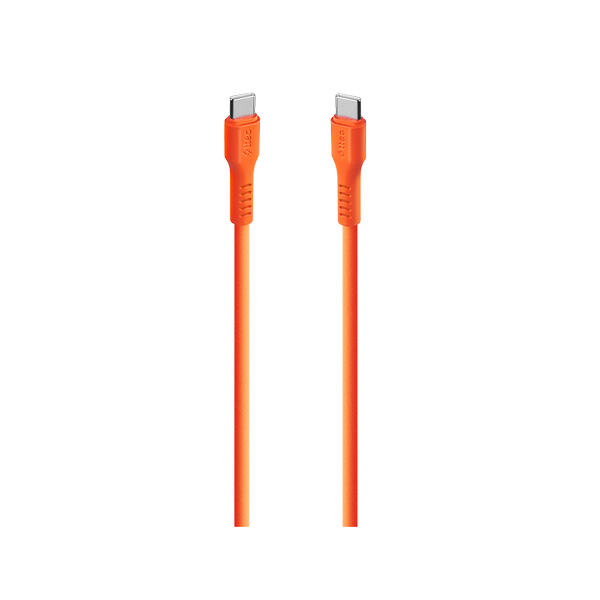[2DK59NT] ttec 2DK59NT USB-C - USB-C 120cm 60W PD/QC Hızlı Şarj/Data Kablosu Neon Turuncu