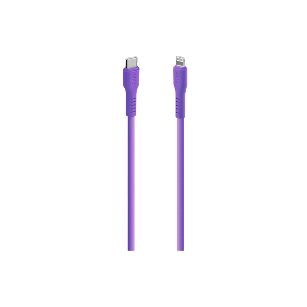 [2DK60NMR] ttec 2DK60NMR USB-C - Lightning Hızlı Şarj Kablosu 120cm Neon Mor