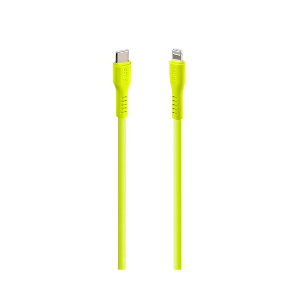 [2DK60NS] ttec 2DK60NS USB-C - Lightning Hızlı Şarj Kablosu 120cm Neon Sarı