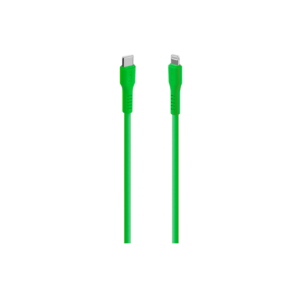 [2DK60NY] ttec 2DK60NY USB-C - Lightning Hızlı Şarj Kablosu 120cm Neon Yeşil