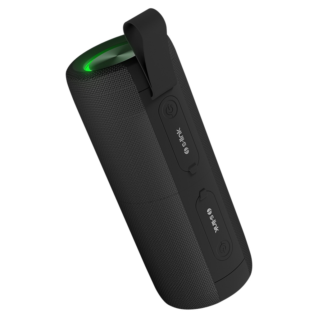 [41158] S-link SL-S82 Quantone Siyah 40W 4000mAh + 4000mAh TF-AUX-TWS-IPX6 Mıknatıslı Bluetooth Hoparlör