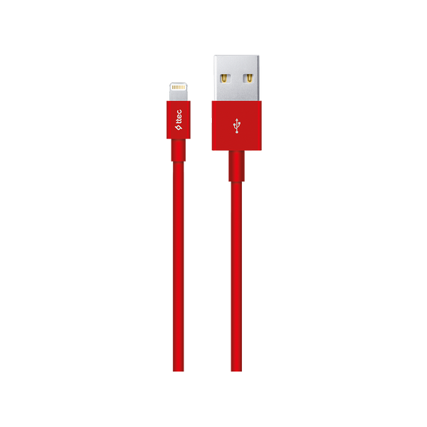 [2DK7508K] ttec 2DK7508K USB-A - Lightning Şarj Kablosu- Kırmızı