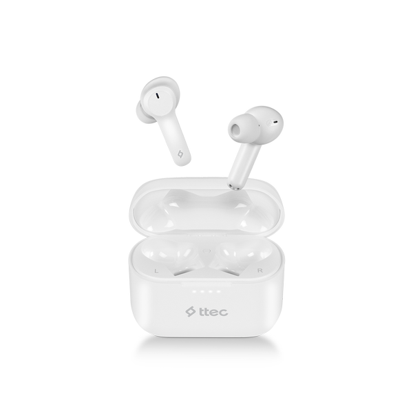 [2KM135B] ttec 2KM135B AirBeat Play Gerçek Kablosuz TWS Bluetooth Kulaklık Beyaz