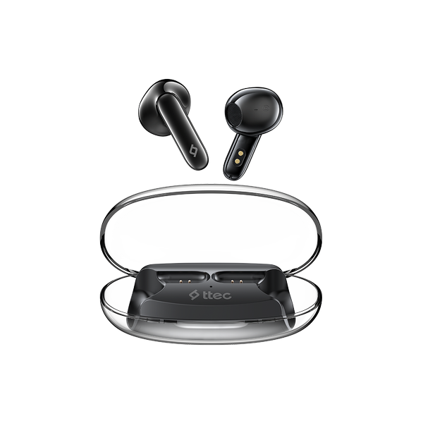 [2KM170MS] ttec 2KM170MS AirBeat Glace Gerçek Kablosuz TWS Bluetooth Kulaklık- 2KM170 Mineral Siyah