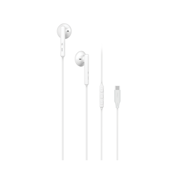 [2KMM14B] ttec 2KMM14B Rio 2 USB-C Stereo Mikrofonlu Kulakiçi Kulaklık Beyaz