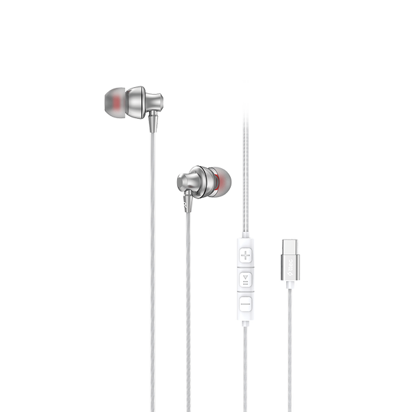 [2KMM21B] ttec 2KMM21B Pop Fit Style USB-C Stereo Mikrofonlu Kulakiçi Kablolu Kulaklık Beyaz