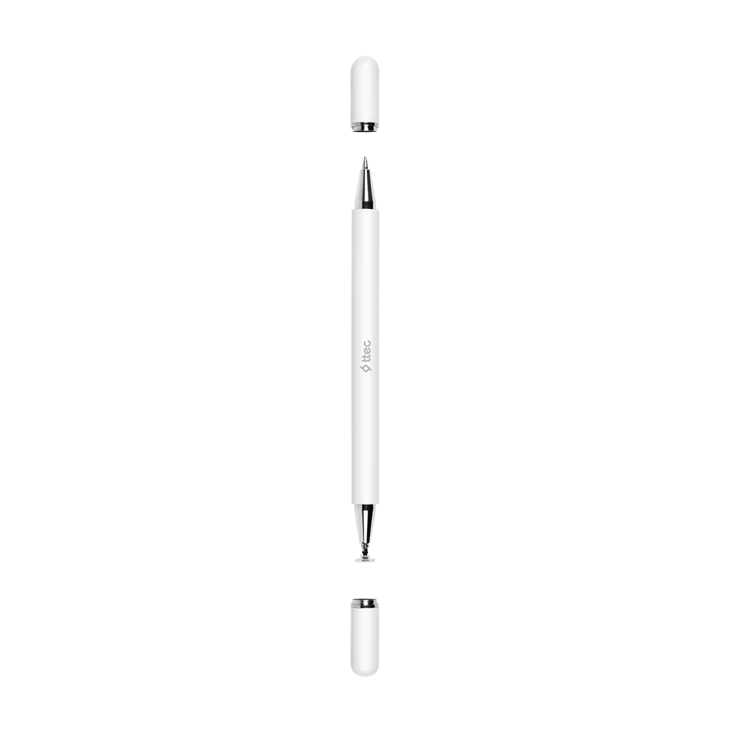 [2TP104B] ttec 2TP104B TouchPen S 2si1 Arada Stylus Dokunmatik Ekran Kalemi Beyaz