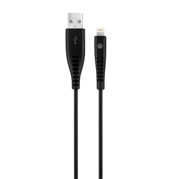 mojue 3DK36S Ekstra Dayanıklı USB-A - Lightning 2A Şarj Kablosu 200cm Siyah