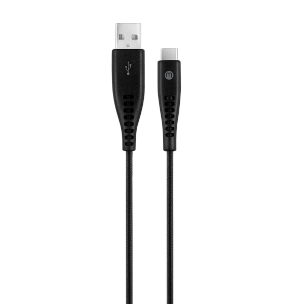 mojue 3DK39S Ekstra Dayanıklı USB-A - USB-C 2A Şarj Kablosu 200cm Siyah