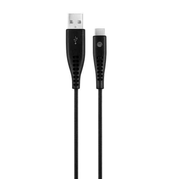 mojue 3DK40S Ekstra Dayanıklı USB-A - USB-C 2A Şarj Kablosu 300cm Siyah