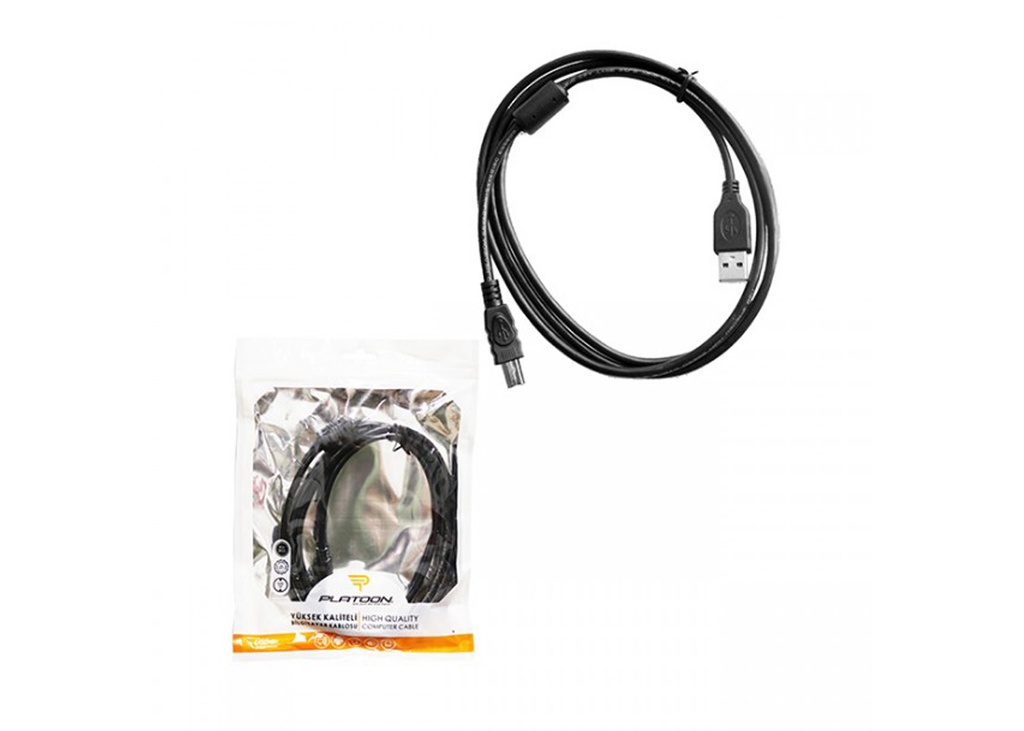 [38252] Platoon PL-6501 1.5M USB 2.0 Yazıcı Kablosu