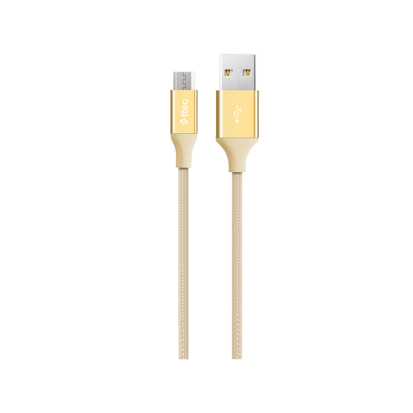 [ATL2DK11A] ttec ATL2DK11A AlumiCable USB-A - Micro USB Şarj Kablosu Altın