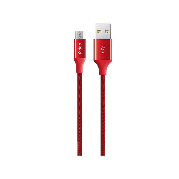 [ATL2DK11K] ttec ATL2DK11K AlumiCable USB-A - Micro USB Şarj Kablosu Kırmızı