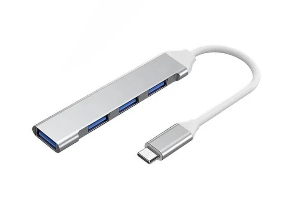 [38123] Platoon PL-5555 4 Port USB Hub 3.0 Type-C To USB Çevirici