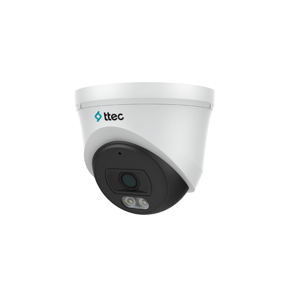 [IPDP-2315M-M/Color] ttec IPDP-2315M-M/Color 2MP 2.8mm Sabit Lensli IR IPDome Kamera (TSS)