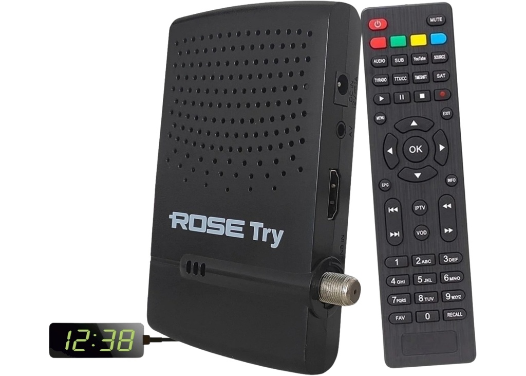 [41779] Rose TRY Full HD Uydu Alıcı (Display Gözlü)