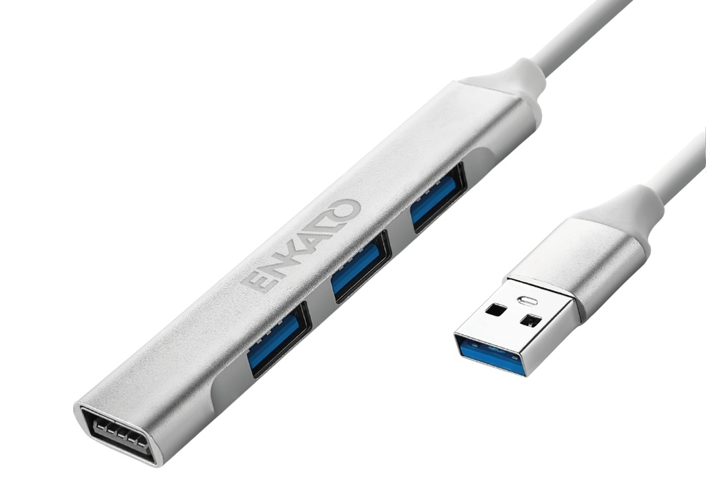[41771] Enkado EKD-UH60 Usb 3.0 to 4in1 1 Port Usb 3.0 + 3 Port Usb 2.0 Hub Adaptör