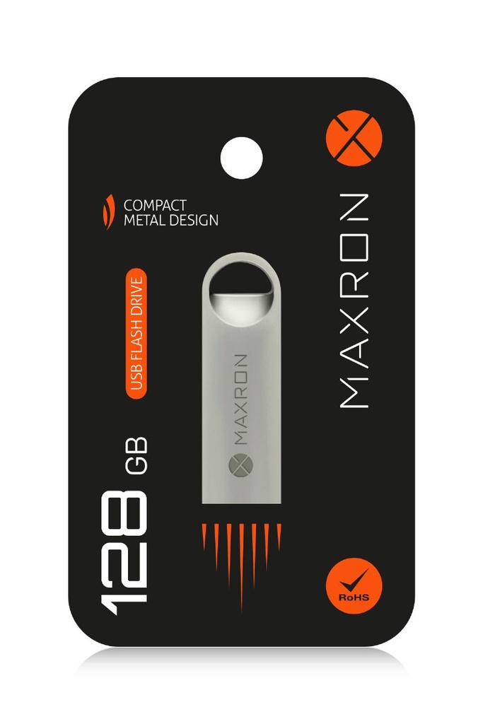 [MAXRON 128 GB] MAXRON 128 GB METAL USB FLASH BELLEK