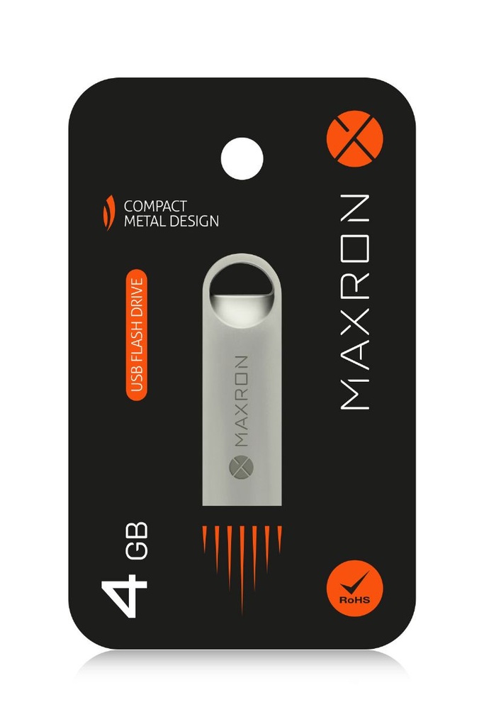 [MAXRON 4 GB] 4 GB Flash Bellek Metal Gövde Ömür Boyu Garantili Güvenli Usb Bellek Data Traveler