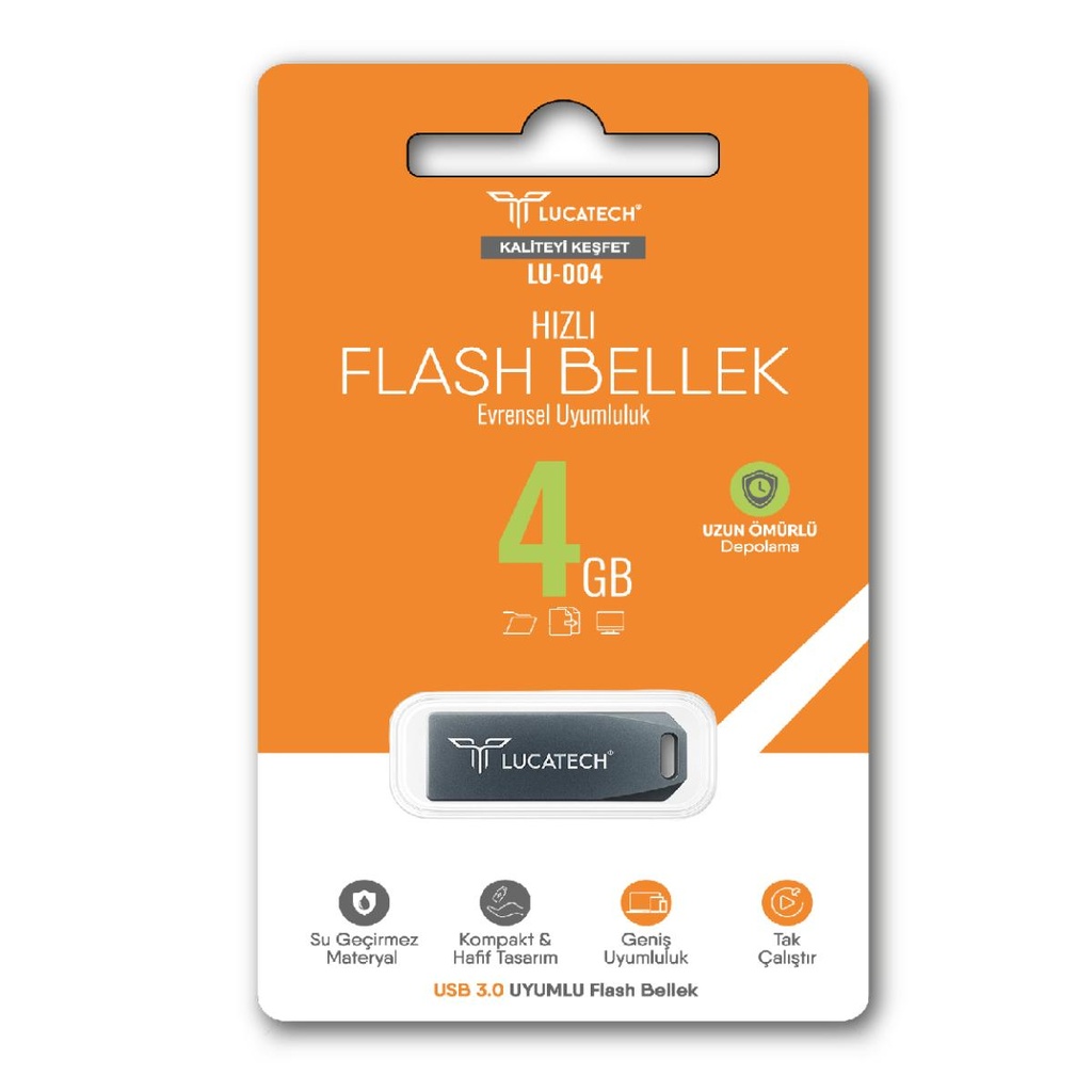 [LU-004] Lucatech LU-004 4GB Hızlı Flash Disk