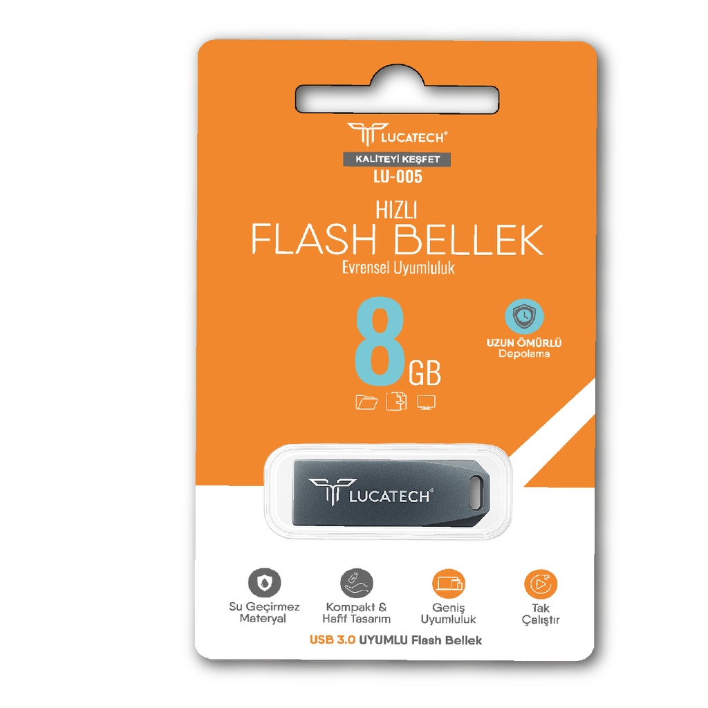 [LU-005] Lucatech LU-005 8GB Hızlı Flash Disk