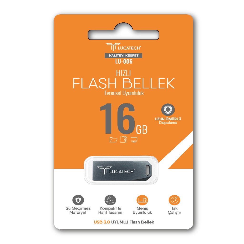 [LU-006] Lucatech LU-006 16GB Hızlı Flash Disk