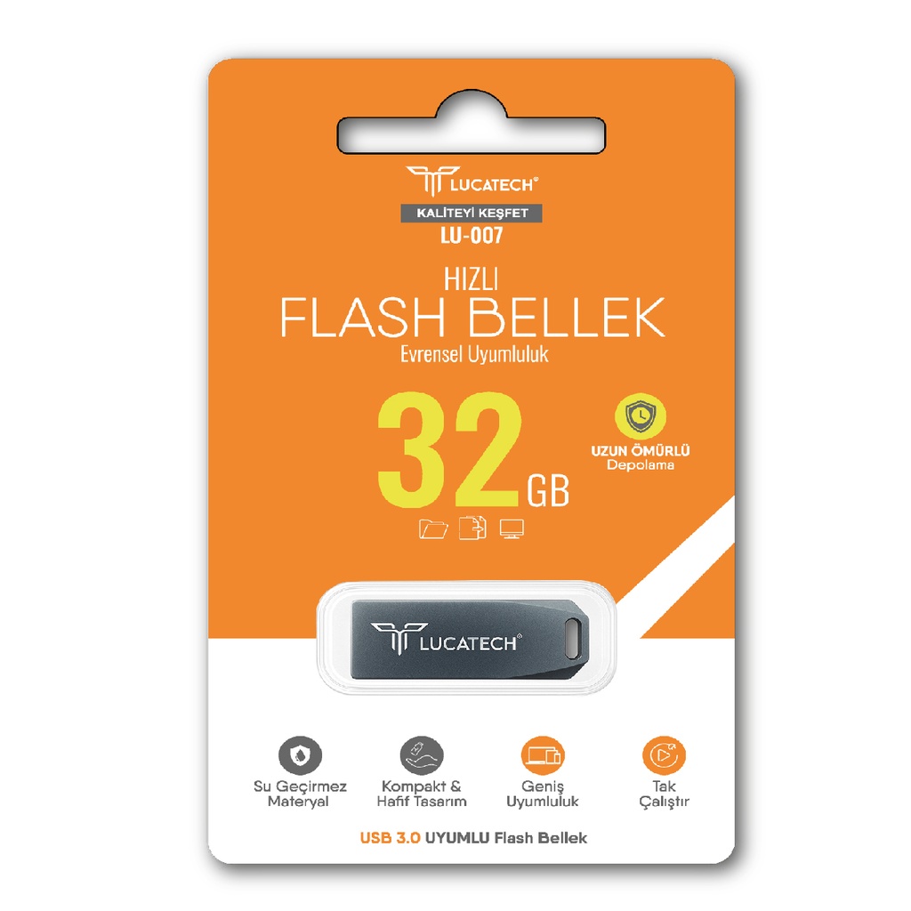 [LU-007] Lucatech LU-007 32GB Hızlı Flash Disk