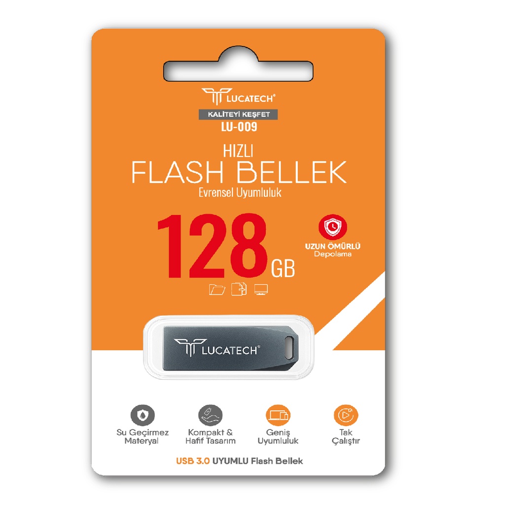 [LU-009] Lucatech LU-009 128GB Hızlı Flash Disk
