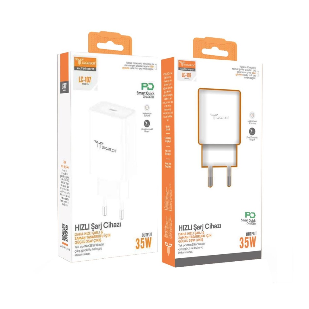 [LC-107] LC-107 | 35W, PD Şarj Cihazı Başlığı