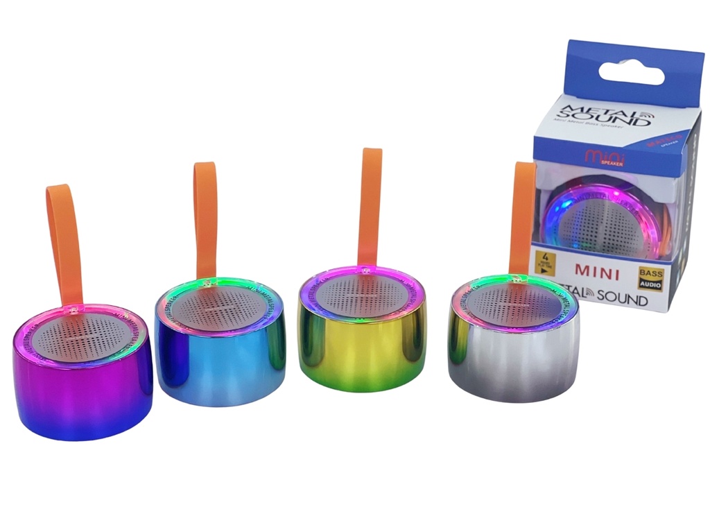 [40471] Platoon PL-4337 BLUETOOTH BAĞLANTILI RGB IŞIKLI MİNİ SPEAKER