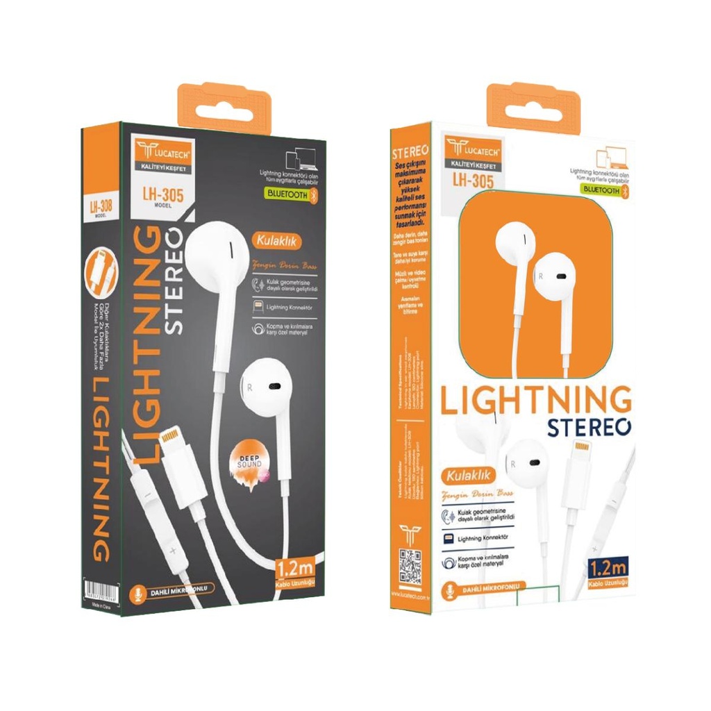 [LH-305] Lucatech LH-305 Lightning Stereo Kulaklık