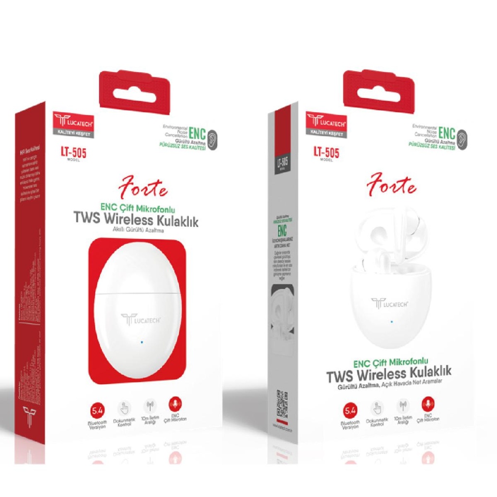 [LT-505] Model: LT-505 | FORTE ENC Çift Mikrofonlu Wireless Kulaklık