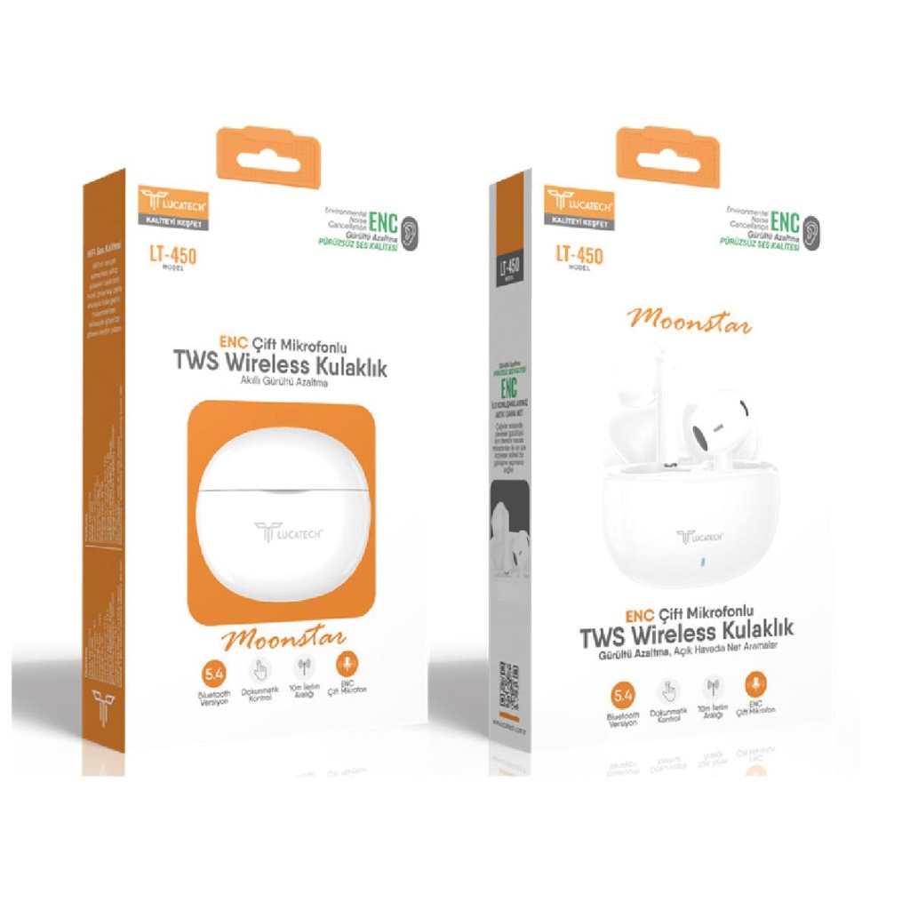 [LT-450] Model: LT-450 | MOONSTAR ENC Wireless Kulaklık