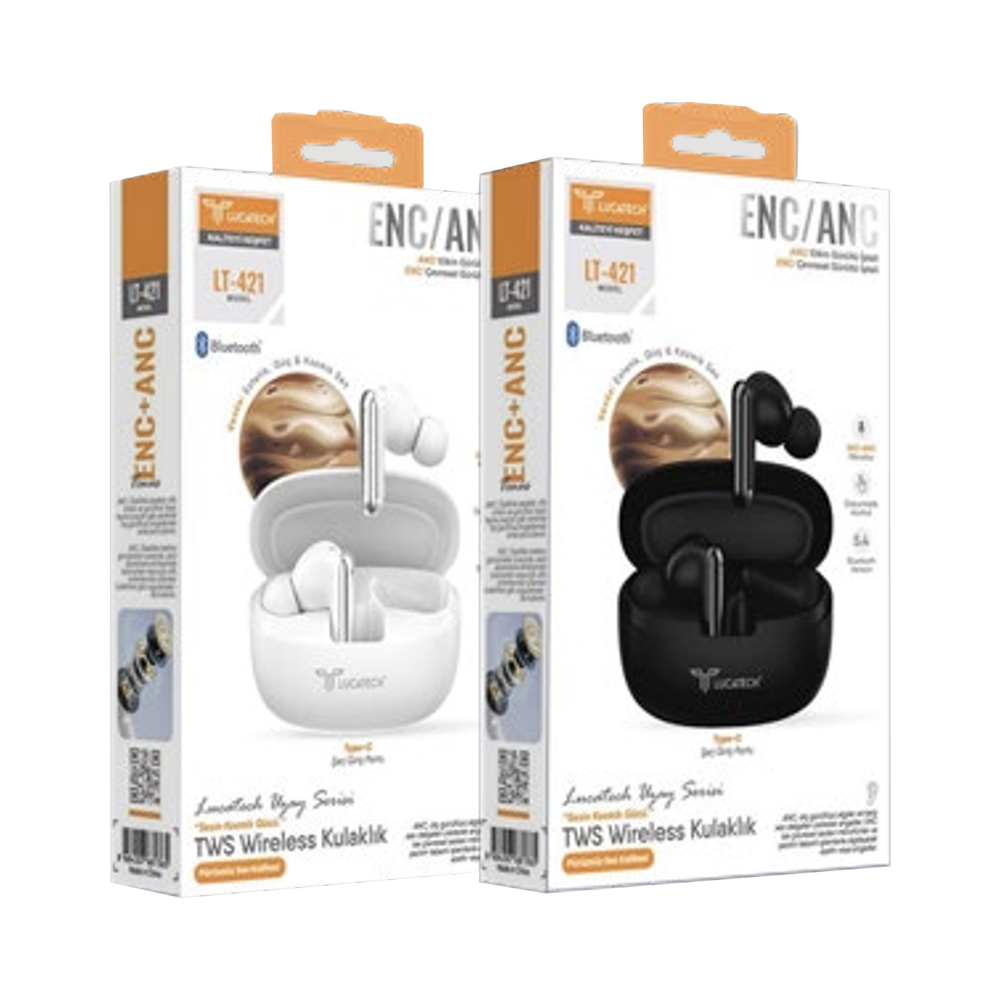 [LT-421] Lucatech LT-421 ENC / ANC TWS Wireless Kulaklık