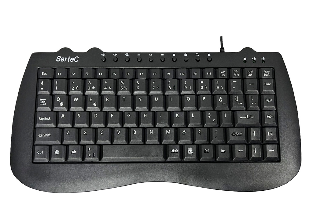 [35811] Sertec STC-920A Usb Kablolu Mini Multimedya Q Klavye