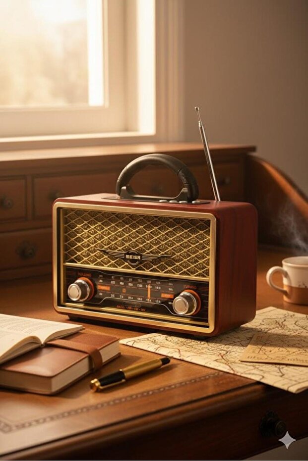 Fastycep M-156BT Nostaljik Radyo Görünümlü Bluetooth,Hafıza Kartı,Usb Bellek