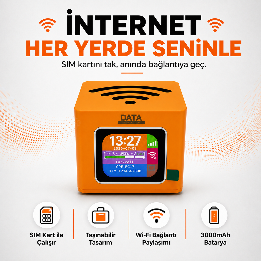 Fastycep CPE-FC17 4G SIM Kartlı Modem