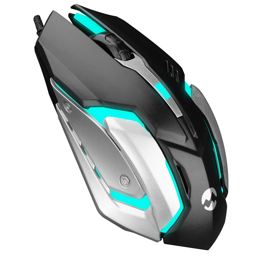 [24123] Everest SM-G72 Usb Siyah/Gümüş Işıklandırmalı Oyuncu Mouse
