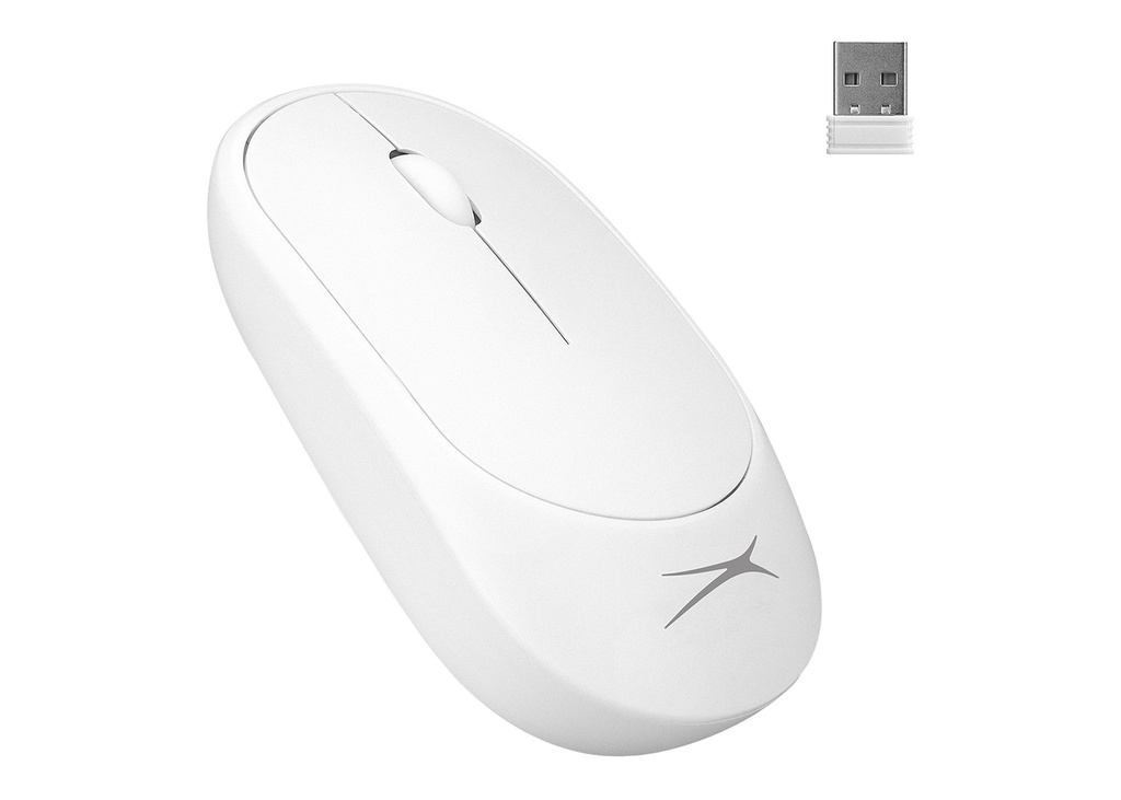 [37463] Altec Lansing ALBM7314 Beyaz 2.4GHz USB 1200DPI Alkalin Pilli Kablosuz Mouse
