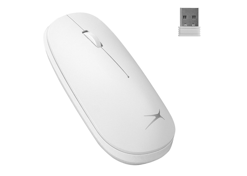 [37469] Altec Lansing ALBM7305 Beyaz 2.4GHz USB 1600DPI Alkalin Pilli Kablosuz Mouse